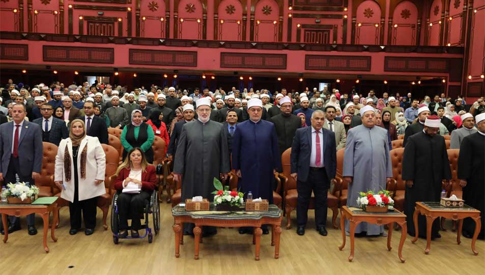 مفتي الجمهورية يشهد الاحتفال السنوي للأزهر الشريف لتكريم الأشخاص ذوي الإعاقة