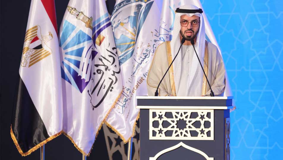 رئيس الهيئة العامة للشؤون الإسلامية والأوقاف بأبو ظبي خلال كلمته بالمؤتمر الدولي الحادي عشر للإفتاء:•المؤتمر يكتسب أهمية خاصة في الإمارات كون هذا العام هو عام الأسرة 