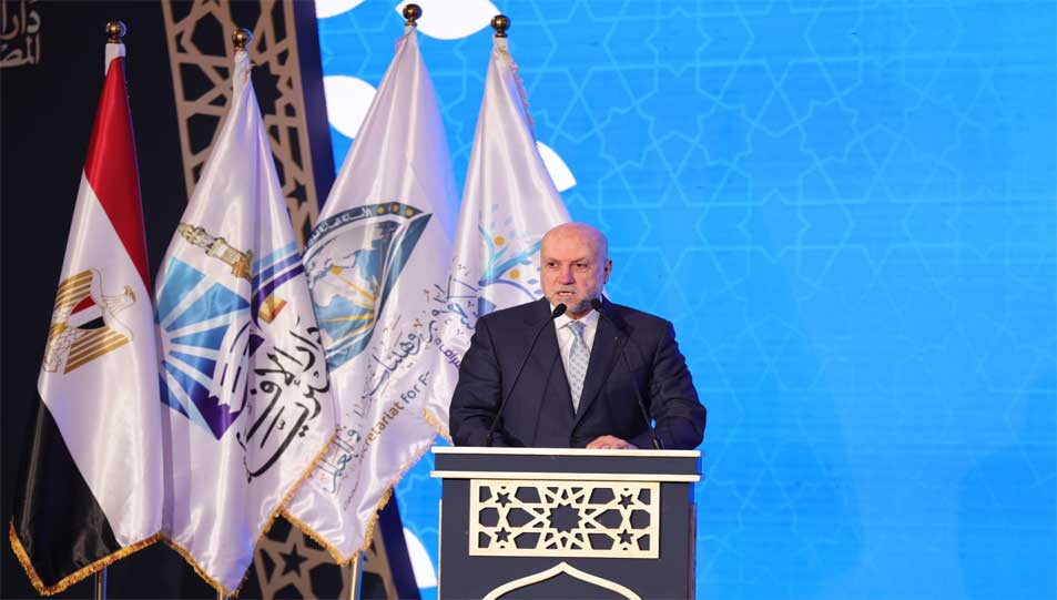 قاضي قضاة فلسطين في المؤتمر العالمي الحادي عشر للإفتاء:  -نثمِّن موقف مصر والرئيس السيسي في التصدي لمخططات التهجير  وجهود الدول العربية والإسلامية في دعم فلسطين