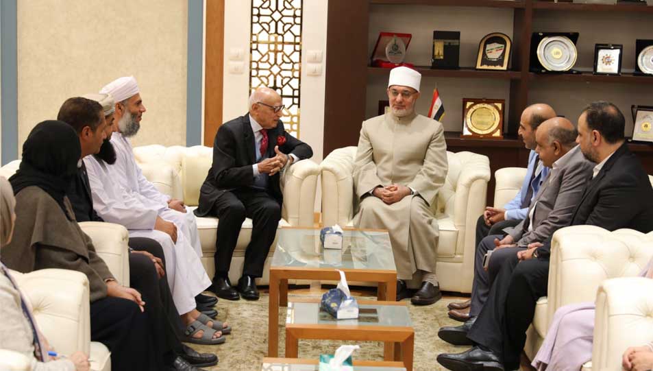 مفتي الجمهورية يستقبل وفدًا من وزارة الأوقاف ومنظمة اليونيسيف بسلطنة عمان للاطلاع على تجربة دار الإفتاء في تدريب وبناء قدرات المفتين