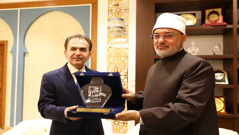 مفتي الجمهورية يستقبل وزير أوقاف كردستان العراق لبحث أوجه التعاون المشترك