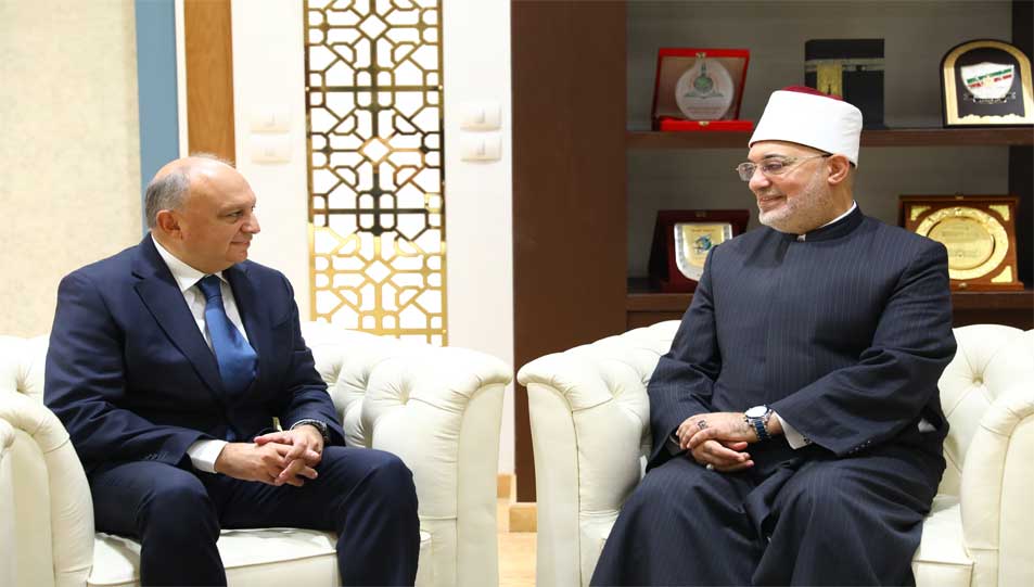 مفتي الجمهورية يستقبل رئيس جامعة النيل لبحث سُبل تعزيز التعاون المشترك