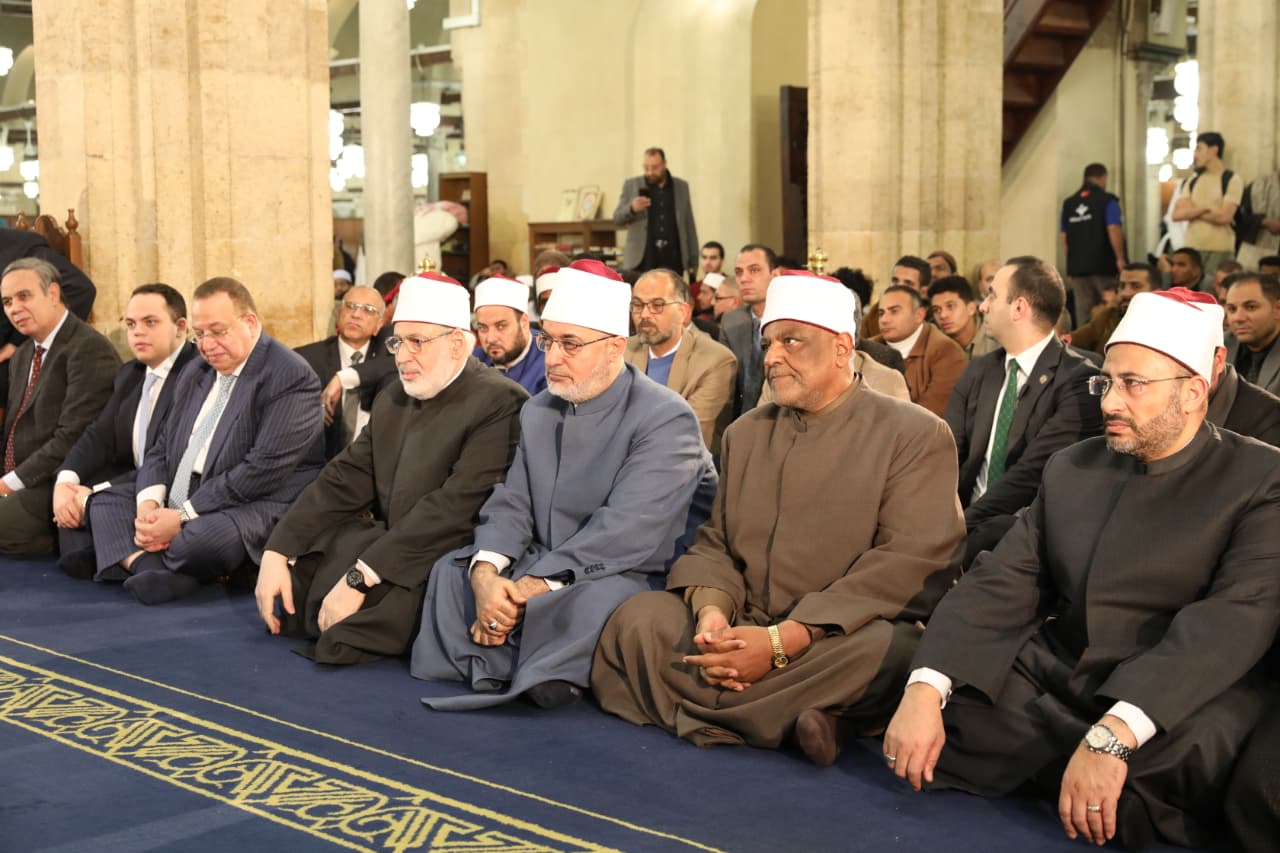 مفتي الجمهورية يشهد احتفال الجامع الأزهر بليلة النصف من شعبان وذكرى تحويل القبلة