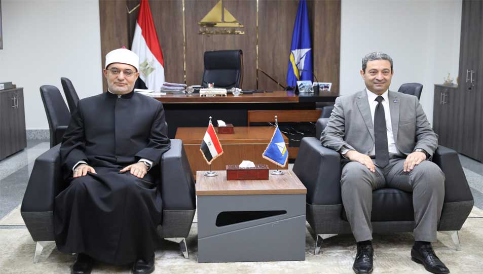محافظ دمياط يستقبل مفتي الجمهورية لبحث تعزيز التعاون المشترك وإنشاء فرع لدار الإفتاء المصرية بالمحافظة