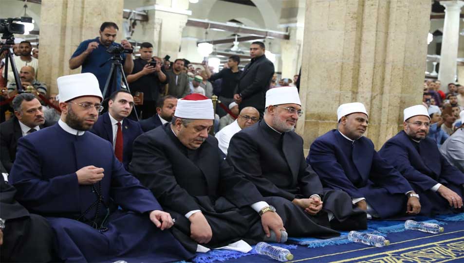 مفتي الجمهورية يشهد احتفال الجامع الأزهر بالذكرى الثالثة والخمسين لانتصار أكتوبر المجيد
