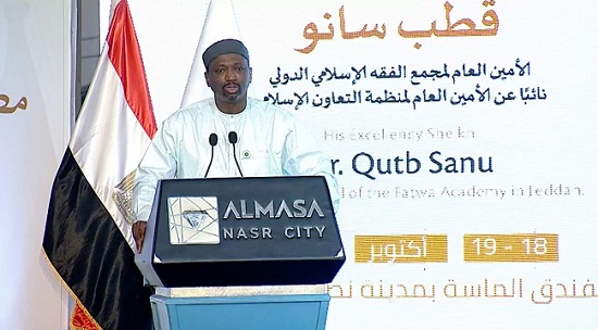 الأمين العام لمجمع الفقه الإسلامي الدولي في كلمته بمؤتمر الإفتاء: - أدعو المنظمات العالمية وأحرار العالم أجمع إلى حمل الكيان الصهيوني على إيقاف ممارساته الوحشيَّة ضد المدنيين 