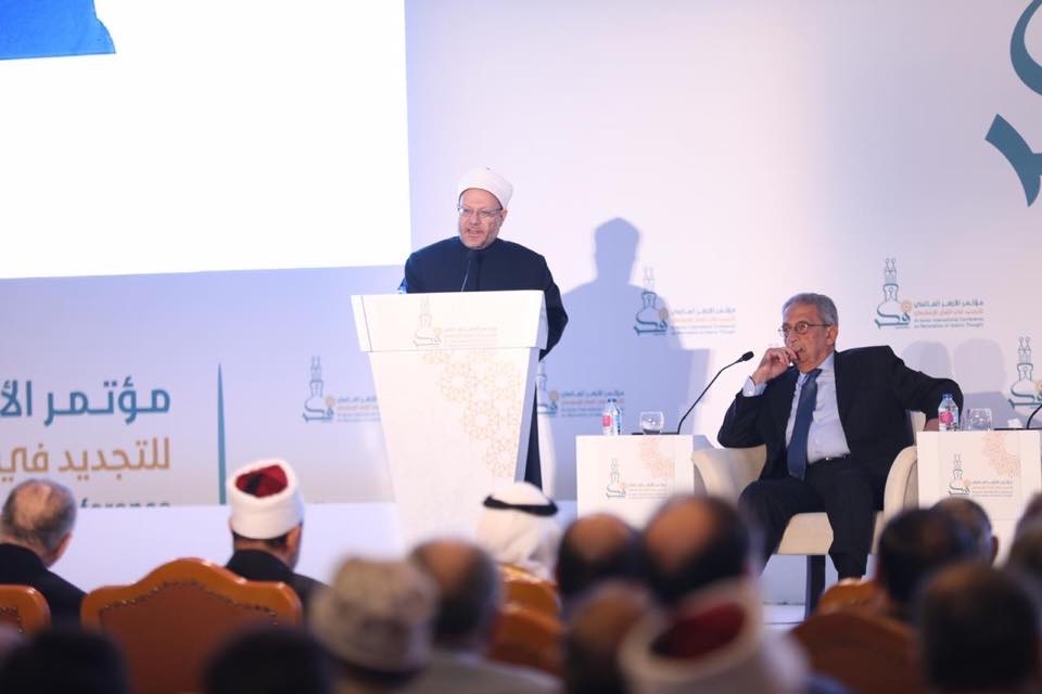 مفتي الجمهورية في كلمته بمؤتمر الأزهر لتجديد الفكر والعلوم الإسلامية: تجديدُ الخطابِ الدينيِّ والفكريِّ والدعوي من المهام الأصيلة والأساسية لمؤسساتنا الدينية العريقة