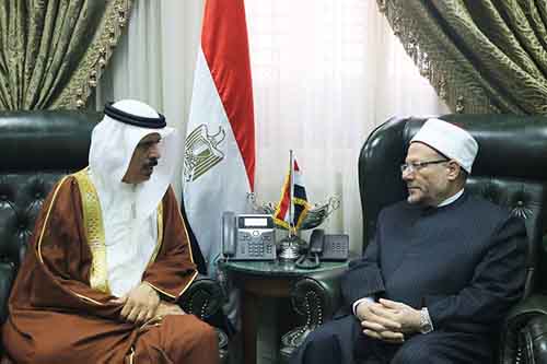 مفتي الجمهورية يستقبل وزير التعليم البحريني لبحث تعزيز التعاون