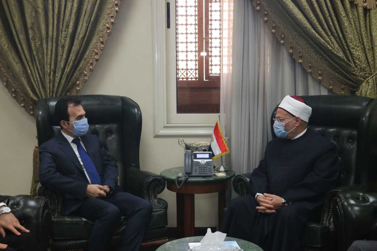 مفتي الجمهورية يستقبل وزير الأوقاف بإقليم كردستان العراق لبحث تعزيز التعاون الإفتائي بين الدار وكردستان