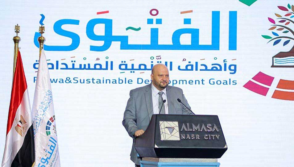 د. إبراهيم نجم بمناسبة اليوم العالمي للإفتاء: - الأمانة العامة لدُور وهيئات الإفتاء في العالم كانت في مقدمة المؤسسات التي استجابت لنداء الأمة والرئيس السيسي بضرورة تجديد الخطاب الديني