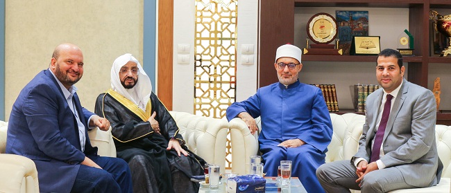 مفتي الجمهورية يستقبل رئيس مجلس إدارة المعرض والمتحف الدولي للسيرة النبوية والحضارة الإسلامية 