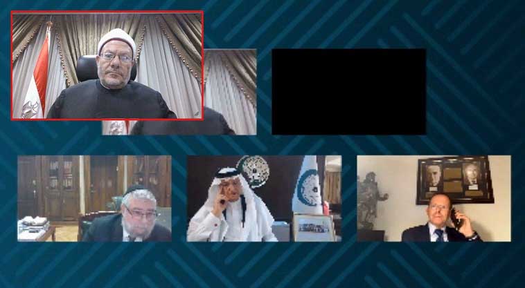 خلال مشاركته في منتدي القِيَم الدينية لمجموعة العشرين.. مفتي الجمهورية:  -  الأوبئة الفكرية والصحية تُمثِّل تحديات مشتركة تُحتِّم علينا فتحَ قنواتِ الحوارِ المباشر