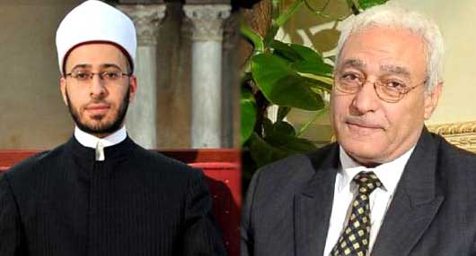 بعد انتخابهما رئيسًا ووكيلًا للجنة الشئون الدينية بمجلس النواب، المفتي يُهنِّئ العبدَ والأزهريَّ