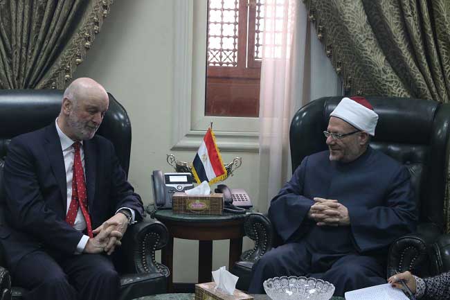 مفتي الجمهورية للسفير الأسباني: - دار الإفتاء أنشأت أول مرصد من نوعه لرصد وتفكيك الفكر المتطرف أشادت به الأمم المتحدة