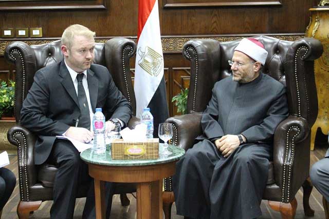 مفتي الجمهورية يستقبل سفير نيوزيلندا لتقديم واجب العزاء في ضحايا حادث مسجدي "كرايست تشيرش" الإرهابي