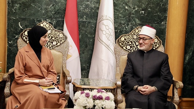 على هامش فعاليات الندوة الدولية الأولى لدار الإفتاء المصرية..  لقاء مثمر يجمع مفتي الجمهورية والأمين العام لمجلس الإمارات للإفتاء الشرعي لتعزيز التعاون في مجال الفتوى والرصد 