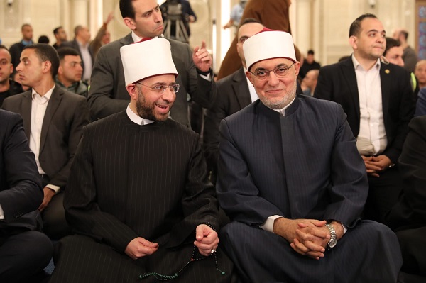 مفتي الجمهورية يشهد احتفال وزارة الأوقاف بذكرى فتح مكة بمسجد العلي العظيم بمنطقة ألماظة بمحافظة القاهرة