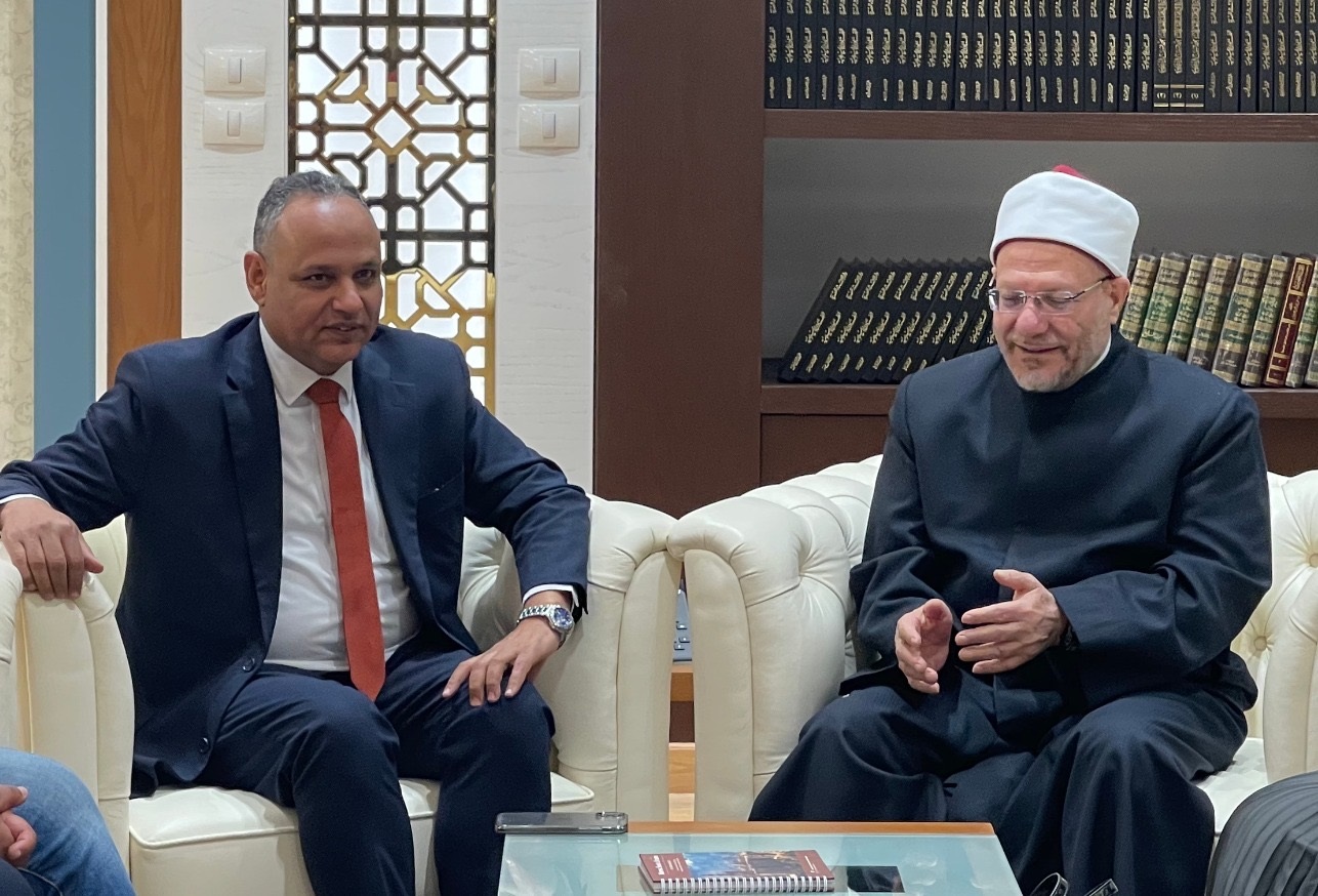 مفتي الجمهورية يستقبل رئيس أكاديمية البحث العلمي ويبحثان أوجه التعاون بين الجانبين تعزيز حضور دار الإفتاء المصرية في الدوائر العلمية وإنتاج مجموعة حلقات كرتونية عن حكايات أنس.. وعقد مؤتمرات مشتركة
