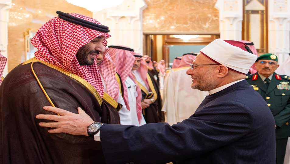 مفتي الجمهورية في كلمته أمام ولي العهد السعودي:  نثمن الجهود والخدمات الكبيرة التي قامت بها المملكة لتيسير مناسك الحج على ضيوف الرحمن