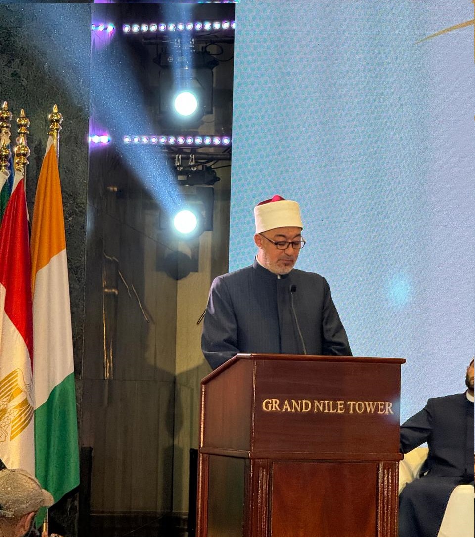 مفتي الجمهورية في كلمته بالمؤتمر الدولي الأول للواعظات:  ·الوعي الصحيح هو الأساس الراسخ لبناء الحضارة والعمران