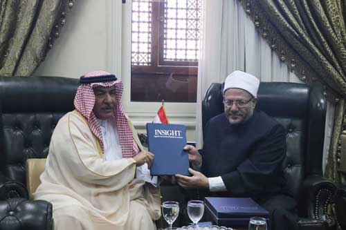 مفتي الجمهورية يستقبل الأمين العام لمركز الملك عبد الله بن عبد العزيز للحوار بين أتباع الأديان لبحث أوجه تعزيز التعاون ونشر السلام
