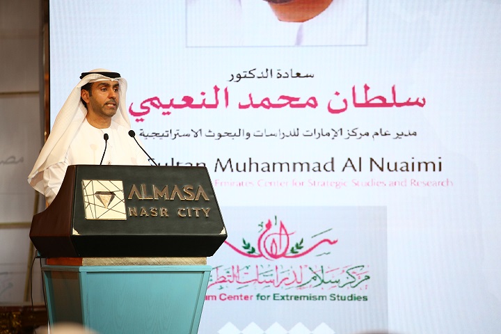 مدير مركز الإمارات للدراسات والبحوث خلال كلمته في المؤتمر العالمي لمركز سلام: -    التسامح والتعايش هو السبيل الوحيد لوجود التنمية