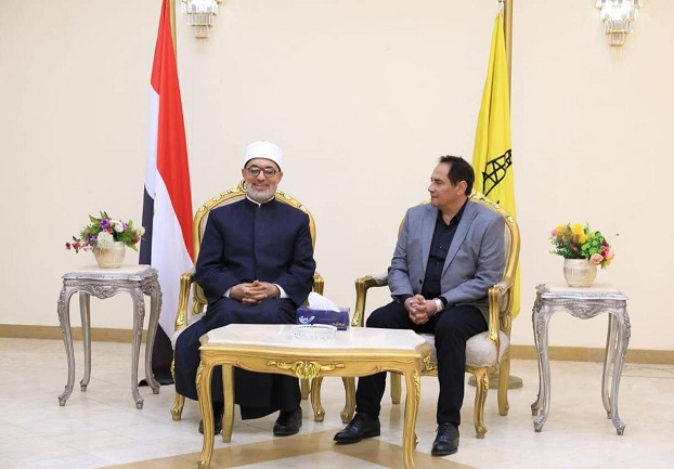 نائب محافظ شمال سيناء يستقبل مفتي الجمهورية بديوان عام المحافظة