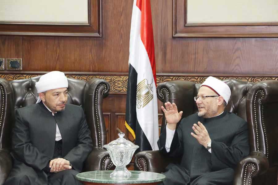 مفتي الجمهورية يستقبل وفدًا من اتحاد علماء الدين الإسلامي بكردستان بالعراق.. ويؤكد: