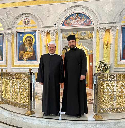 مفتي الجمهورية يقوم بجولة في كنيسة "سانت سافا" التاريخية في بلجراد إحدى الكنائس الأرثوذكسية الكبرى في العالم 