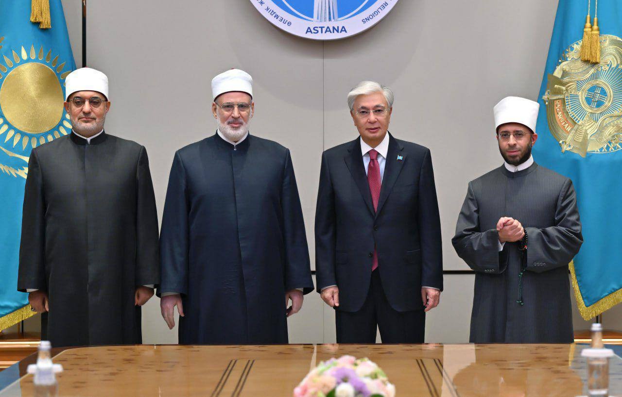 Kazakh President Meets Egyptian Religious Leaders to Boost Cooperation and Promote Interfaith Dialogue