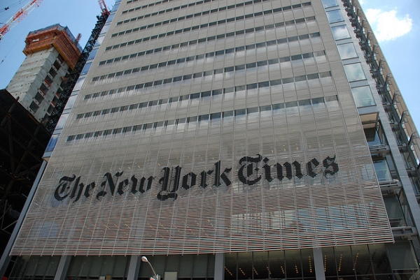 The advisor to the Grand Mufti meets the editors of Newsday and The New York Times in New York