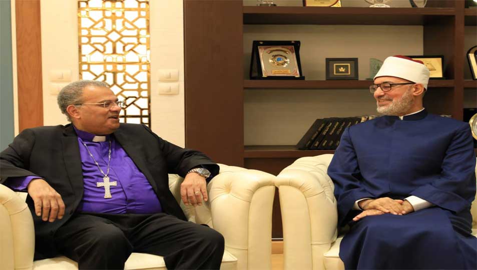 Egypt's Grand Mufti Receives Rev. Dr. Andrea Zaki for Eid al-Adha Greetings