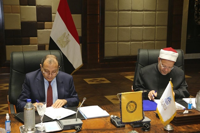 Egypt’s Mufti, President of Beni Suef University sign protocol of mutual academic collaboration
