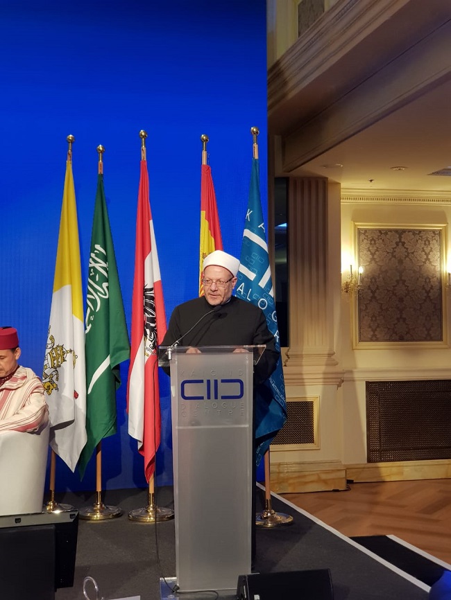 Egypt’s Mufti gives keynote speech in countering hate speech conference, attended by nearly 200 international delegates