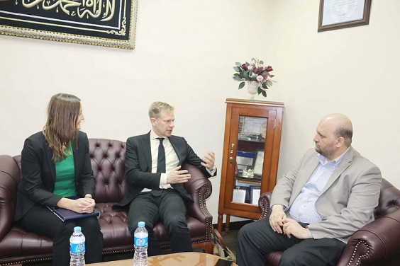The Senior Advisor to Egypt’s Grand Mufti Receives the Countering-Terrorism Swedish Ambassador