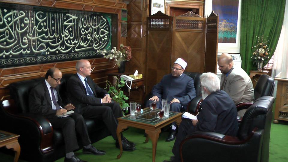 In his meeting with the German Diplomatic delegation, the Grand Mufti of Egypt: peaceful protests are permissible