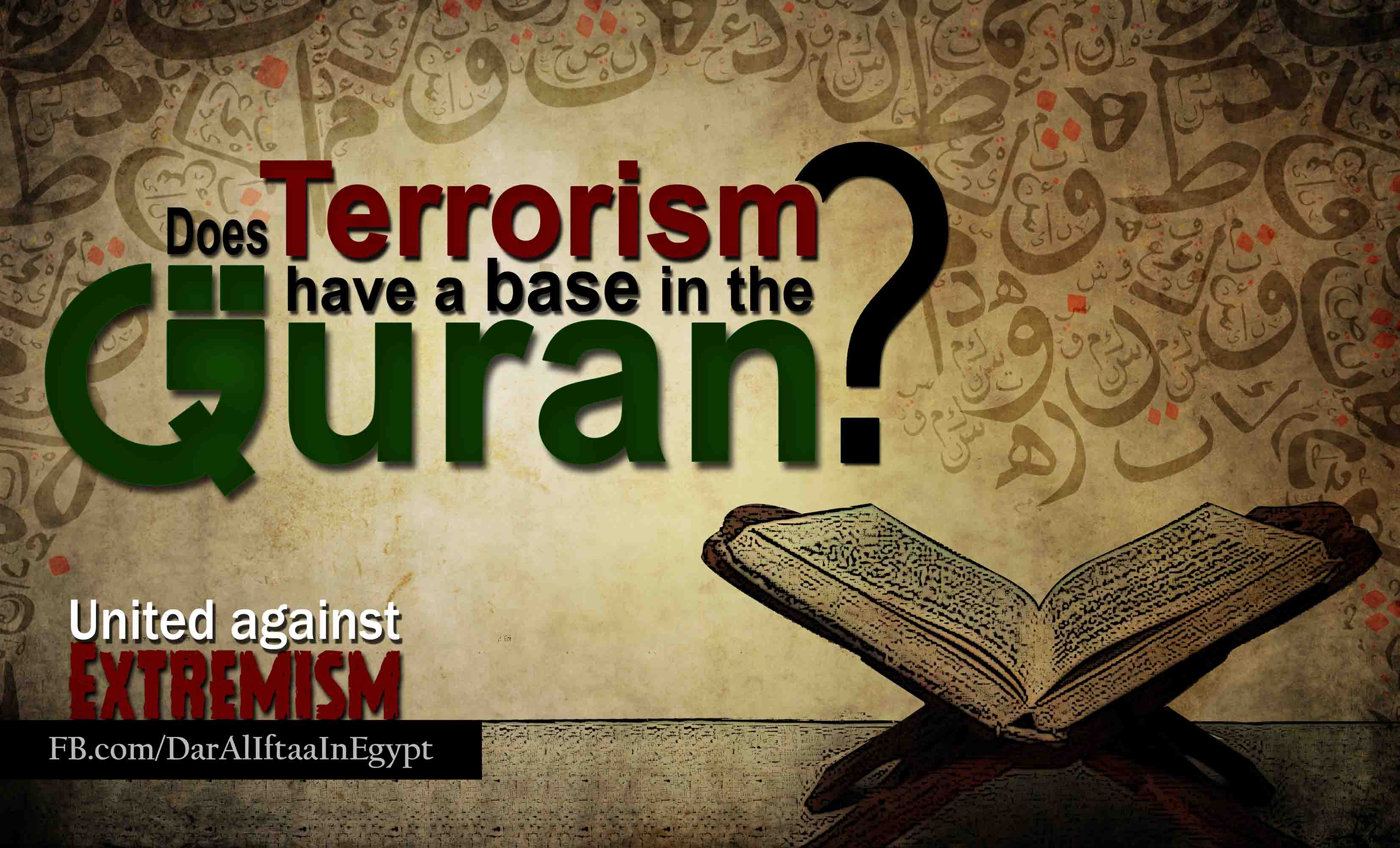 Does Terrorism find its base in the Quran?