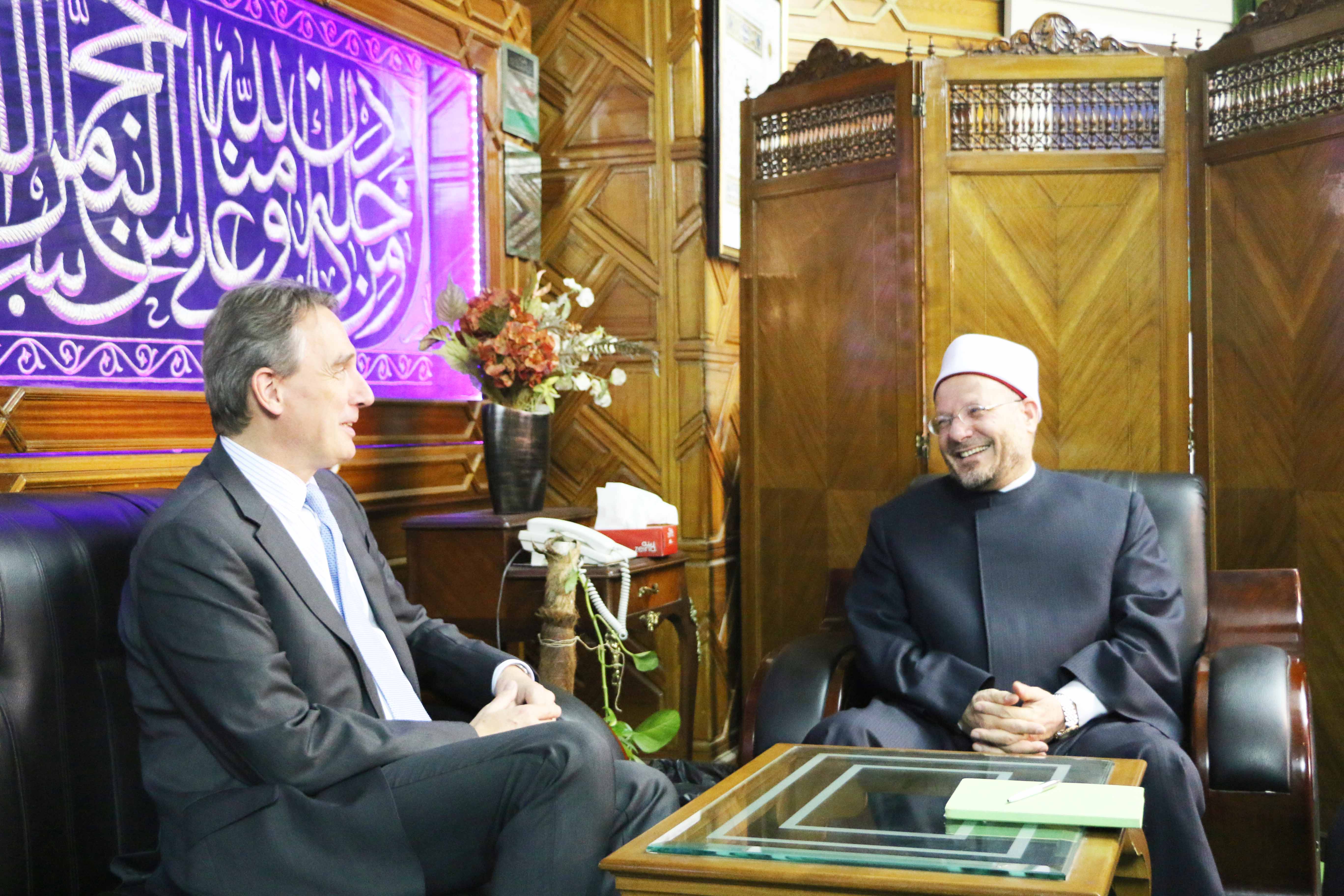 The Grand Mufti meets the Netherlands Ambassador to acquaint him with the results of his recent European tour