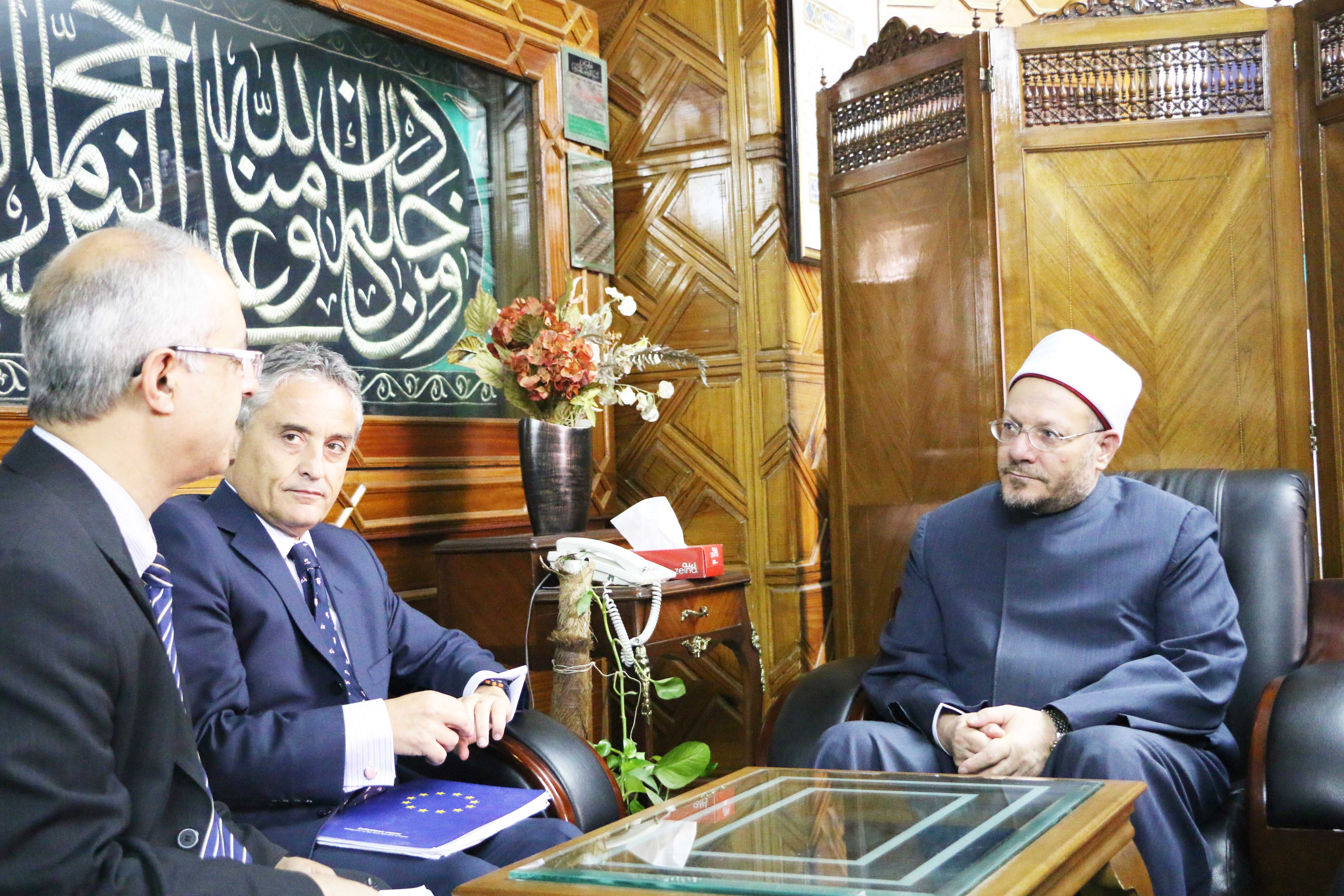 The Italian government invites the Grand Mufti to visit Italy to investigate methods of combating terrorism